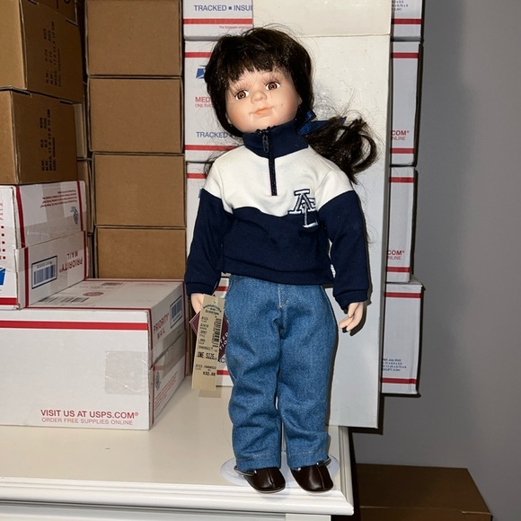 American Eagle Outfitters 20th Year Limited Edition Doll With Stand - Picture 1 of 8